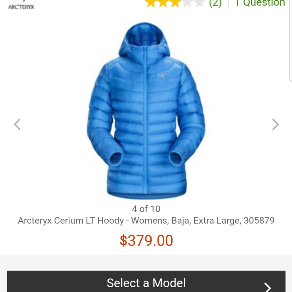 SALE: Arc'teryx Cerium Lt Hoody Women's